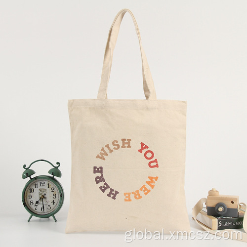 tote bag cotton canvas logo Eco friendly reusable canvas tote bag Manufactory